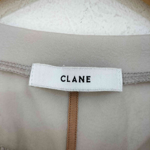 クラネ CLANE ソリッドスリーブシアーL/Sトップス レディース FREE