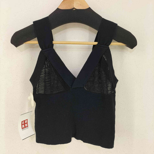 タン TAN ニットビスチェ レディース