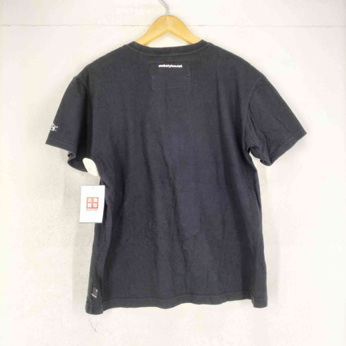 発泡プリントクルーネックTシャツ メンズ