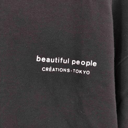 ビューティフルピープル beautiful people フロントロゴクルーネックカットソー メンズ US:36