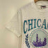 90S USA製 ONEITA POWER-T CHICAGO グラフィック プリント S/S クルーネック Tシャツ シングルステッチ コピーライト1994 メンズ import:S