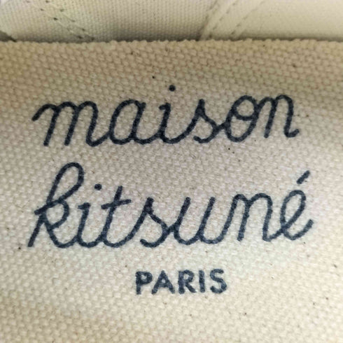 メゾンキツネ MAISON KITSUNE BANDANA PRINT HIGH TOP SNEAKERS レディース JPN:23
