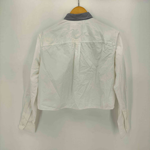 キャバン CABaN 22AW コットンタイプライター クロップドシャツ レディース FREE