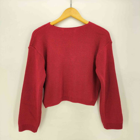 オオトロ OHOTORO Hidden Crop Cardigan レディース