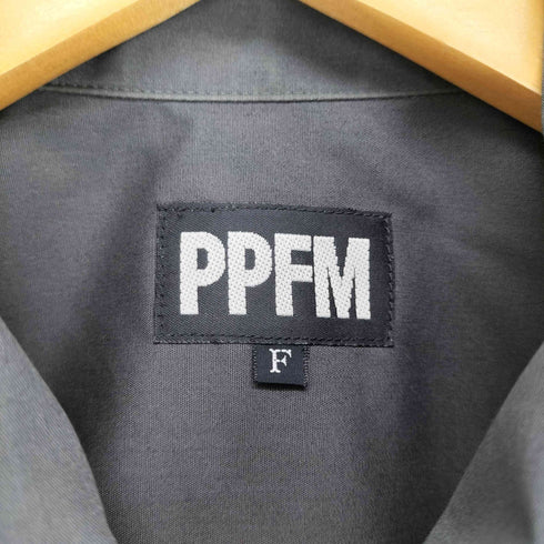ピーピーエフエム PPFM 半袖ジップポケットシャツ メンズ FREE