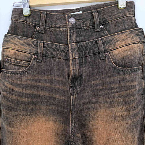 スライ SLY LAYERED STRAIGHT パンツ レディース JPN:1