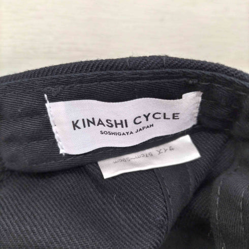 キナシサイクル 木梨サイクル KINASHI CYCLE ロゴ刺繍 ベースボールキャップ メンズ 57~59cm
