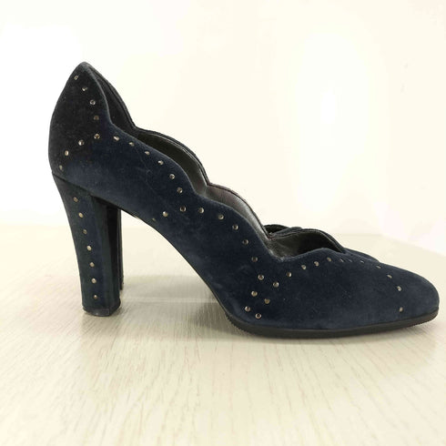 ステラマッカートニー STELLA McCARTNEY スエードスタッズパンプス レディース 36 1/2