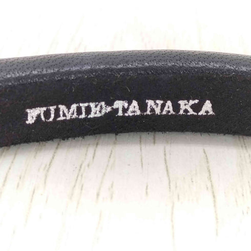 フミエタナカ FUMIE=TANAKA レザーフリンジヘッドバンド レディース
