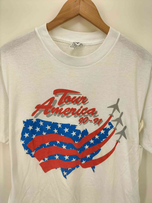 90S KINGSTREE TOUR AMERICA グラフィック S/S クルーネック Tシャツ 90-91 メンズ import:M