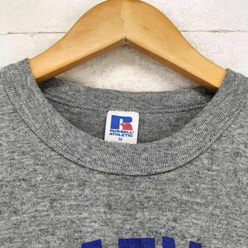 ラッセルアスレチック RUSSELL ATHLETIC 80s- USA製 袖シングル GAMEWELL MIDDLE SCHOOL クルーネックTシャツ メンズ JPN:M