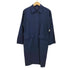 ジルサンダーネイビー JIL SANDER NAVY イタリア製 比翼 ステンカラーコート レディース FR:34