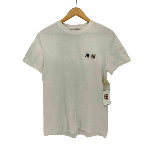 メゾンキツネ MAISON KITSUNE DOUBLE FOX HEAD PATCH CLASSIC TEE レディース JPN:XS