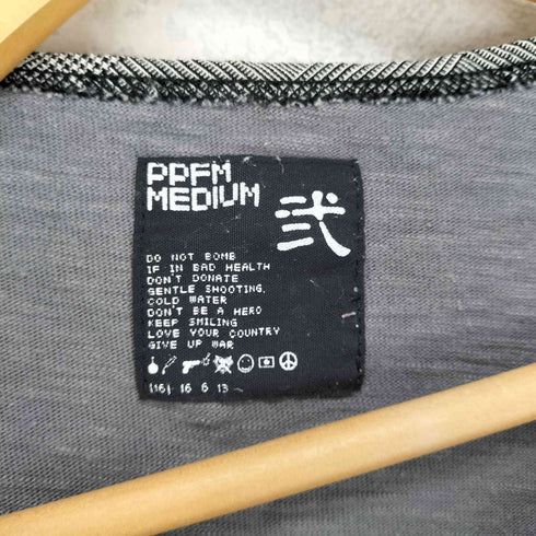ピーピーエフエム PPFM コットンタンクトップ メンズ JPN:M