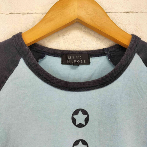 メンズメルローズ MENS MELROSE フロントプリントラグランTシャツ Y2K メンズ JPN:3