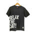 マッドヘクティク Mad Hectic 00s ROCKSTAR RELAX THE CAT キャラクターグラフィックプリント 半袖Tシャツ カットソー Y2K メンズ JPN:M