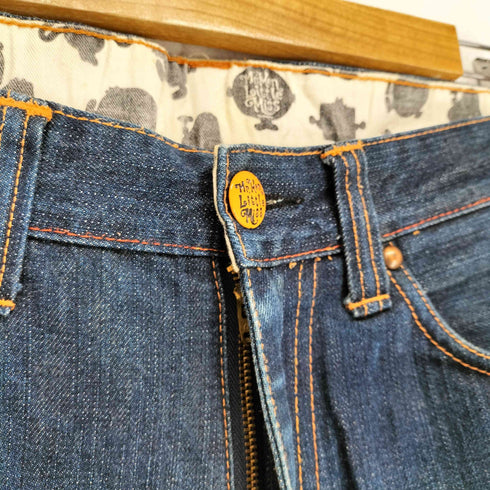 mr.men little miss キャラクターデザインバギーデニム メンズ US:34-35