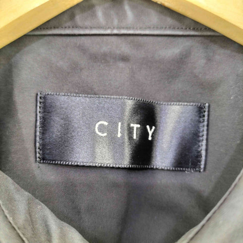 シティー CITY タックスリーブクロップドシャツ レディース FREE