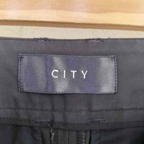 シティー CITY タイプライターワイドタックパンツ レディース JPN:1