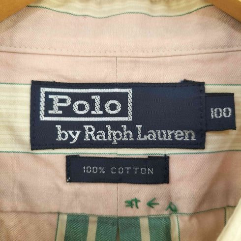 ポロラルフローレン POLO RALPH LAUREN バンドカラーストライプシャツ メンズ 100
