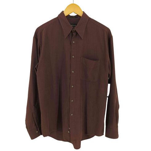 ヴァンヒューゼン VAN HEUSEN 90S SOFT SUEDE L/S ワンポケットシャツ メンズ 15-15