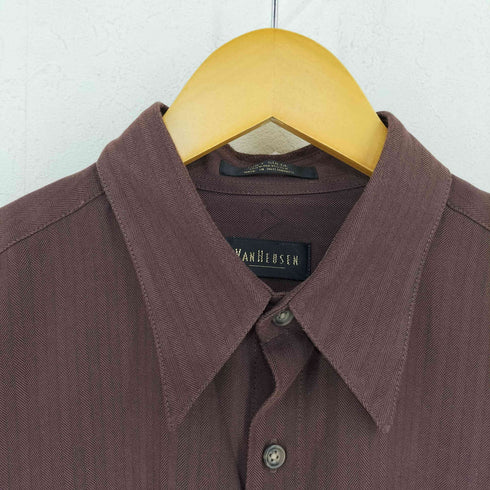 ヴァンヒューゼン VAN HEUSEN 90S SOFT SUEDE L/S ワンポケットシャツ メンズ 15-15