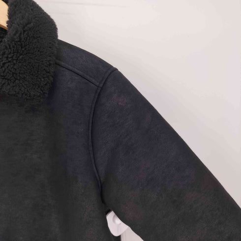 ホリスター Hollister フェイクスウェード 裏地ボア ムートンジャケット メンズ import:XS