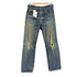 リーバイス Levis 96年製 日本製 702-XX シンチバック ボタンフライダメージデニムパンツ メンズ W32L36