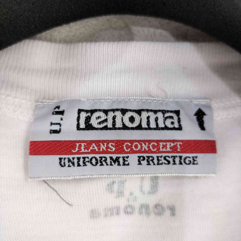 ユーピーレノマ U.P renoma ロゴプリントTee メンズ