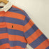 ポロバイラルフローレン Polo by RALPH LAUREN CUSTOM FIT ポニー刺繍 ボーダー柄 ラガーシャツ ポロシャツ メンズ import:L