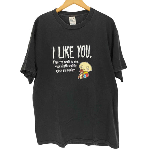 デルタ DELTA I LIKE YOU キャラクター プリント S/S クルーネック Tシャツ メンズ import:L