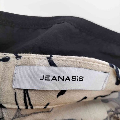 ジーナシス JEANASIS ベスト2Pアートガラシャツワンピース レディース FREE