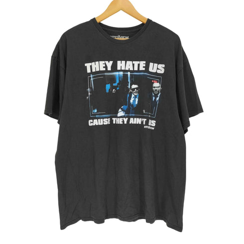 ドラマプリント クルーネック半袖Tシャツ カットソー メンズ XXL