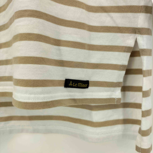 ルミノア Le minor フランス製 フレンチスリーブ ボーダーカットソー レディース 1