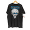 グラフィックプリント クルーネック半袖Tシャツ カットソー メンズ XXL