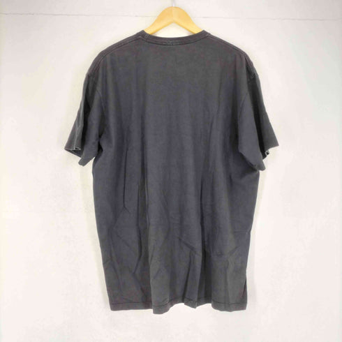 グラフィックプリント クルーネック半袖Tシャツ カットソー メンズ XXL