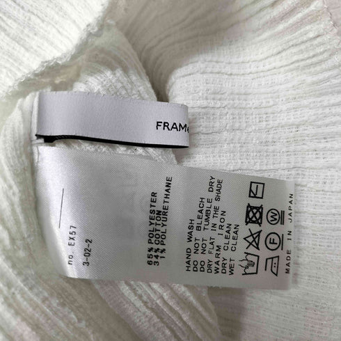 フレームワーク FRAMeWORK 24SS リンクルトリコットプルオーバー レディース