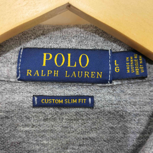 ポロラルフローレン POLO RALPH LAUREN CUSTOM SKIM FIT S/S ポロシャツ メンズ LG