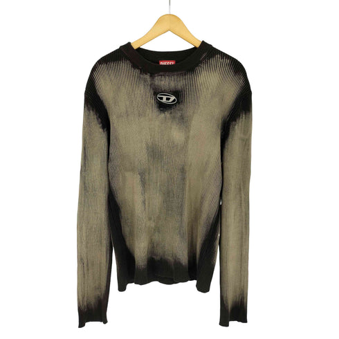 ディーゼル DIESEL K-Darin グラデーションリブセーター メンズ XL