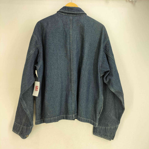 ハルハム HALHAM vintage like denim work jacket ヴィンテージライク デニム ワークジャケット ビックシルエット 濃絹 メンズ JPN:L