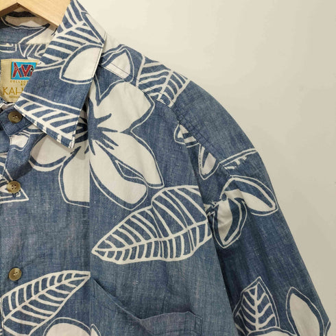 カハラ KAHALA 90S ハワイ製 S/S アロハシャツ メンズ import:L