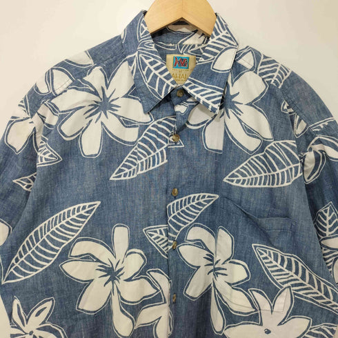 カハラ KAHALA 90S ハワイ製 S/S アロハシャツ メンズ import:L