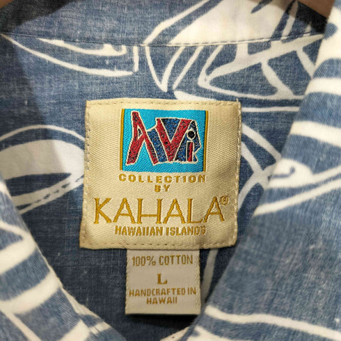 カハラ KAHALA 90S ハワイ製 S/S アロハシャツ メンズ import:L