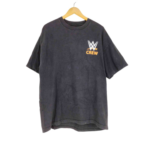 プロレスリング ロゴプリント クルーネック ツアー Tシャツ カットソー メンズ XL