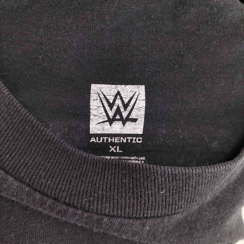 プロレスリング ロゴプリント クルーネック ツアー Tシャツ カットソー メンズ XL