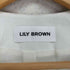 リリーブラウン Lily Brown 22AW スクエアネック 金ボタン ツイードロングジャケット レディース JPN:1