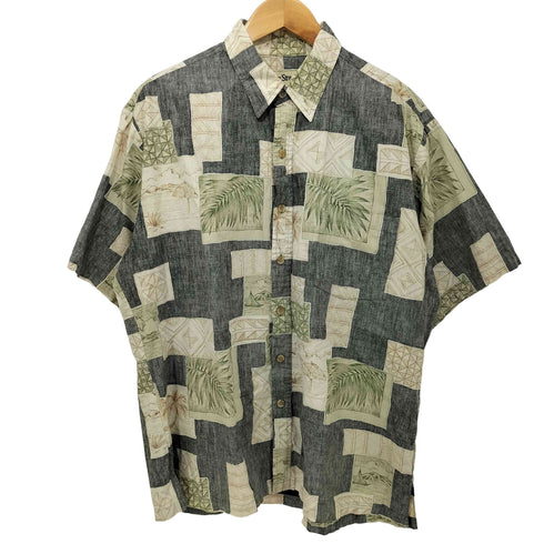 クックストリート Cooke Street 90-00S ハワイ製 S/S アロハシャツ メンズ import:L