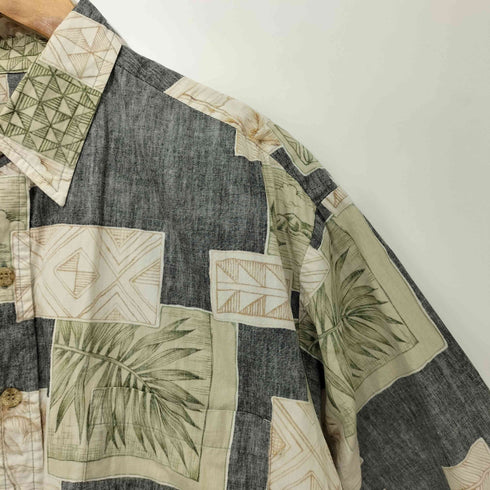 クックストリート Cooke Street 90-00S ハワイ製 S/S アロハシャツ メンズ import:L