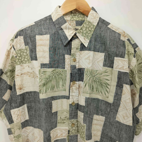 クックストリート Cooke Street 90-00S ハワイ製 S/S アロハシャツ メンズ import:L