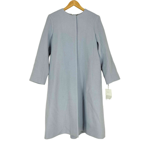 セルフォード CELFORD 24AW cashmere カシミヤ混 ノーカラー ステンカラーコート レディース 36